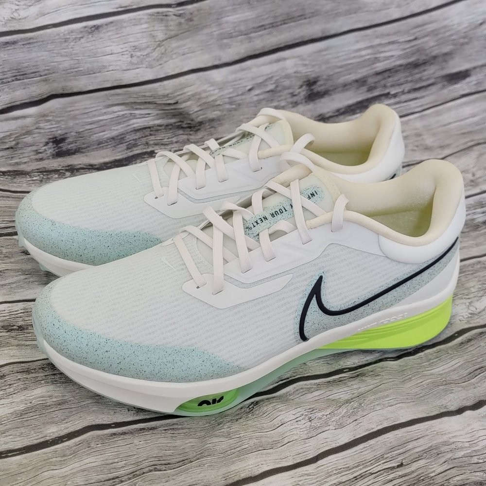 Nike Air Zoom Infinity Tour NEXT % DC5221-131 Men’s Size 10.5 Sail Ghost Green
